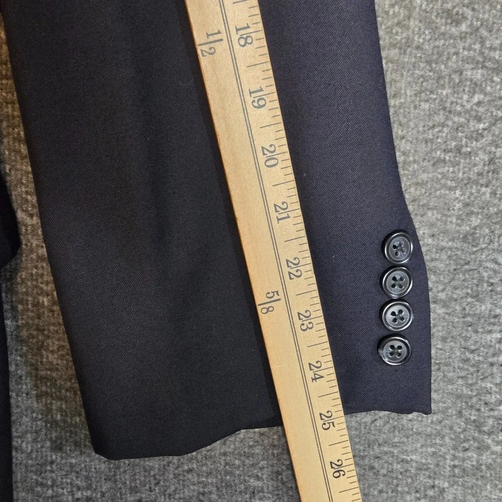 Jos A Bank Blazer Mens 44R Signature Collection Gordon Navy‎ Blue 100% Wool